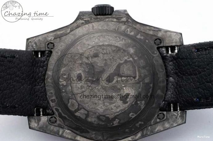 MiroTime 0210 AllSeason Submariner DIW Carbon VSF 1:1 Best Edition Black White Dial on Black Nylon Strap VS 2165